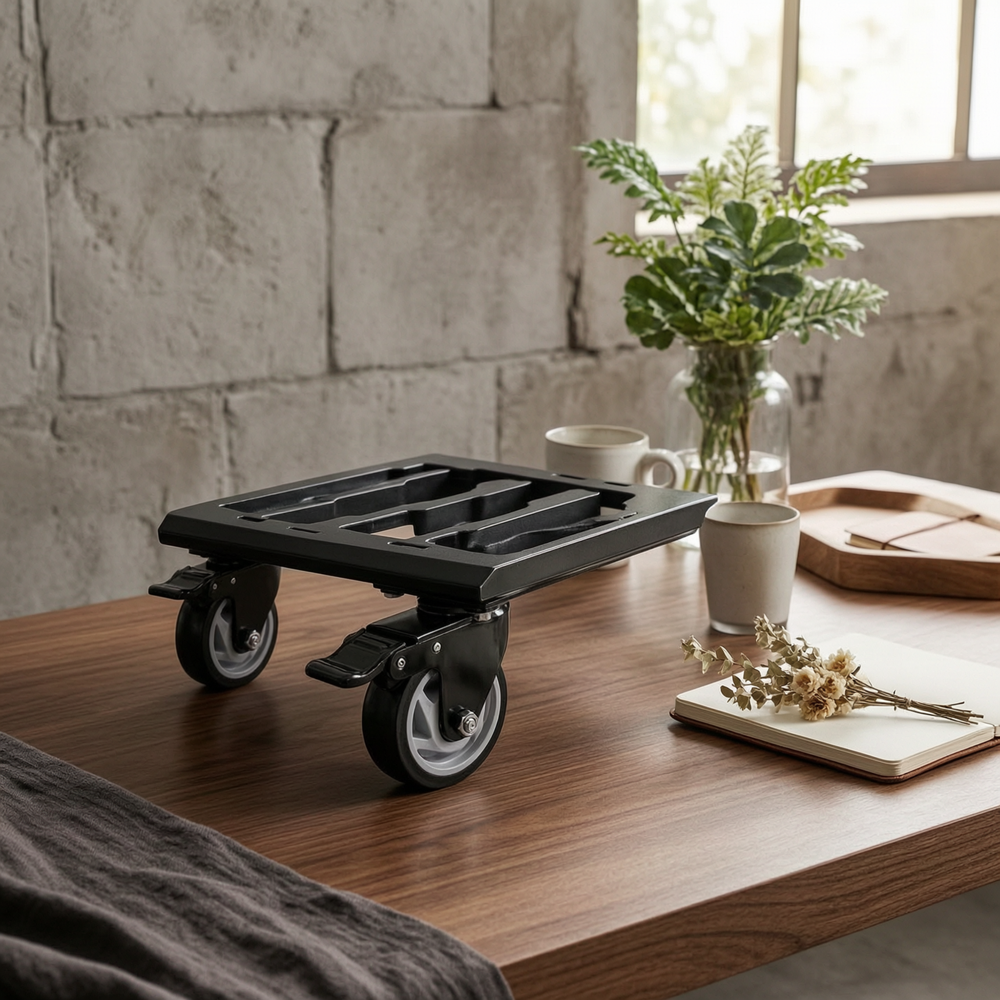 Heavy Equipment Garage - Toolbox Trolley with Brakes Heavy Duty