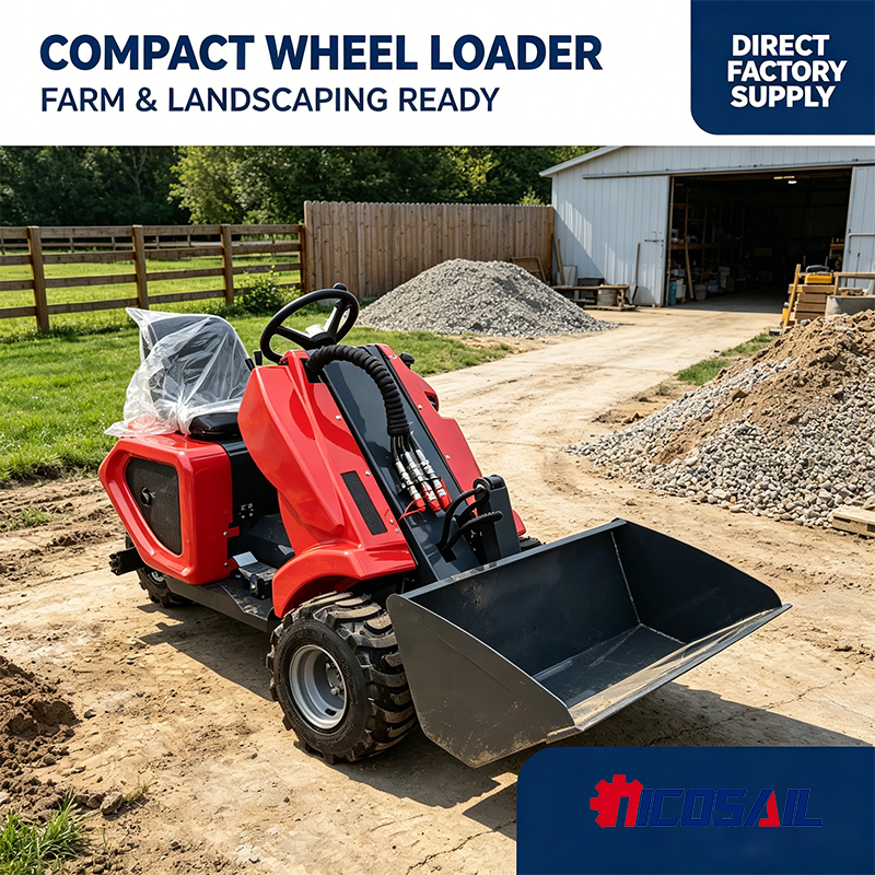 Wheel Loader - Custom Compact Mini Wheel Loader for