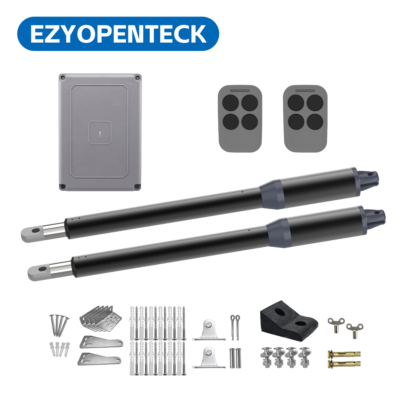 Heavy Equipment Garage - Electric Swing Gate Opener Arms Drive