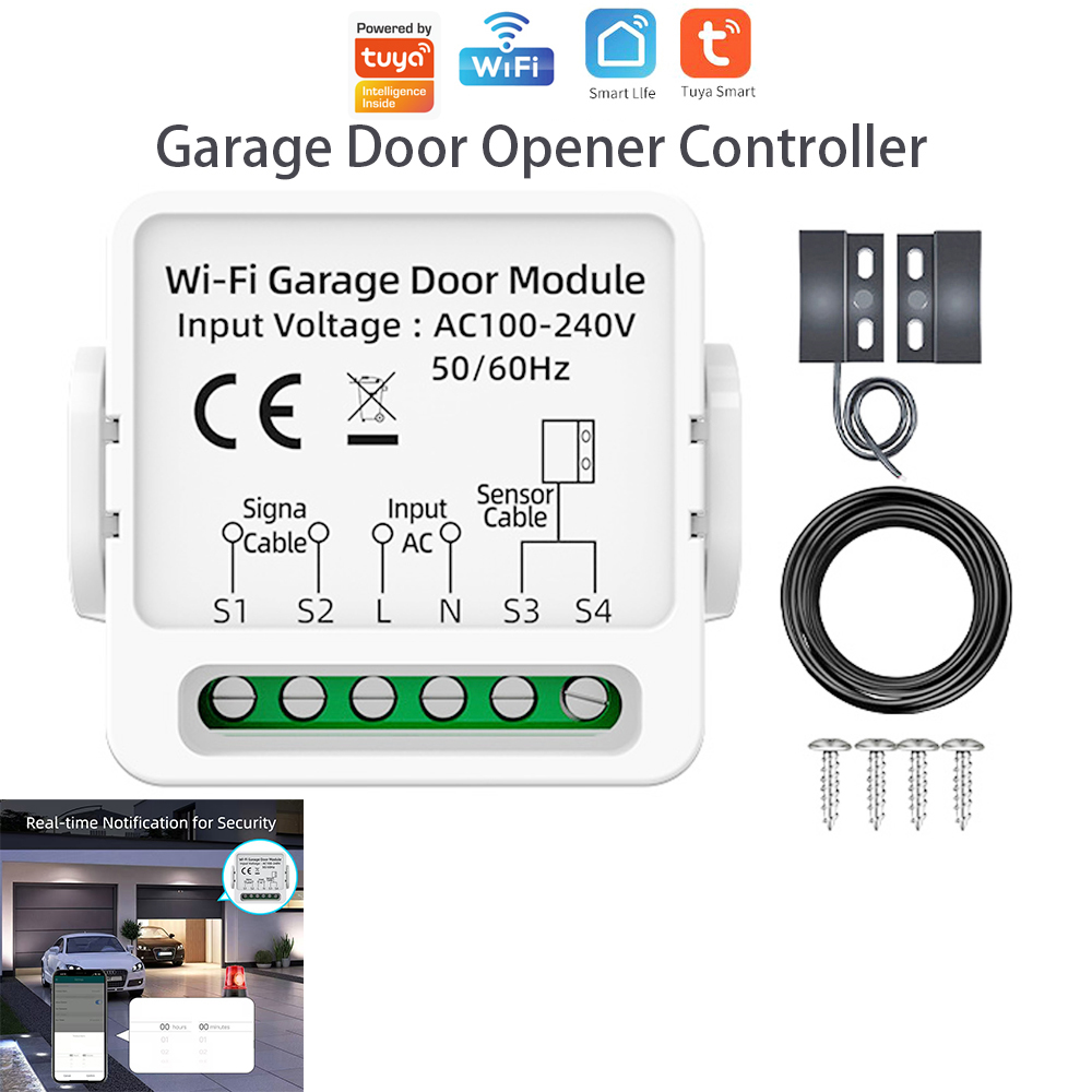 Heavy Equipment Garage - WiFi garage door controller for smart