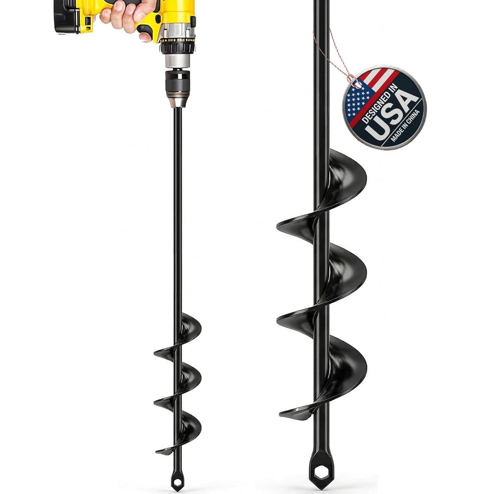 Garden Auger Drill Bit or Plan - Post Hole Digger reseña y precio