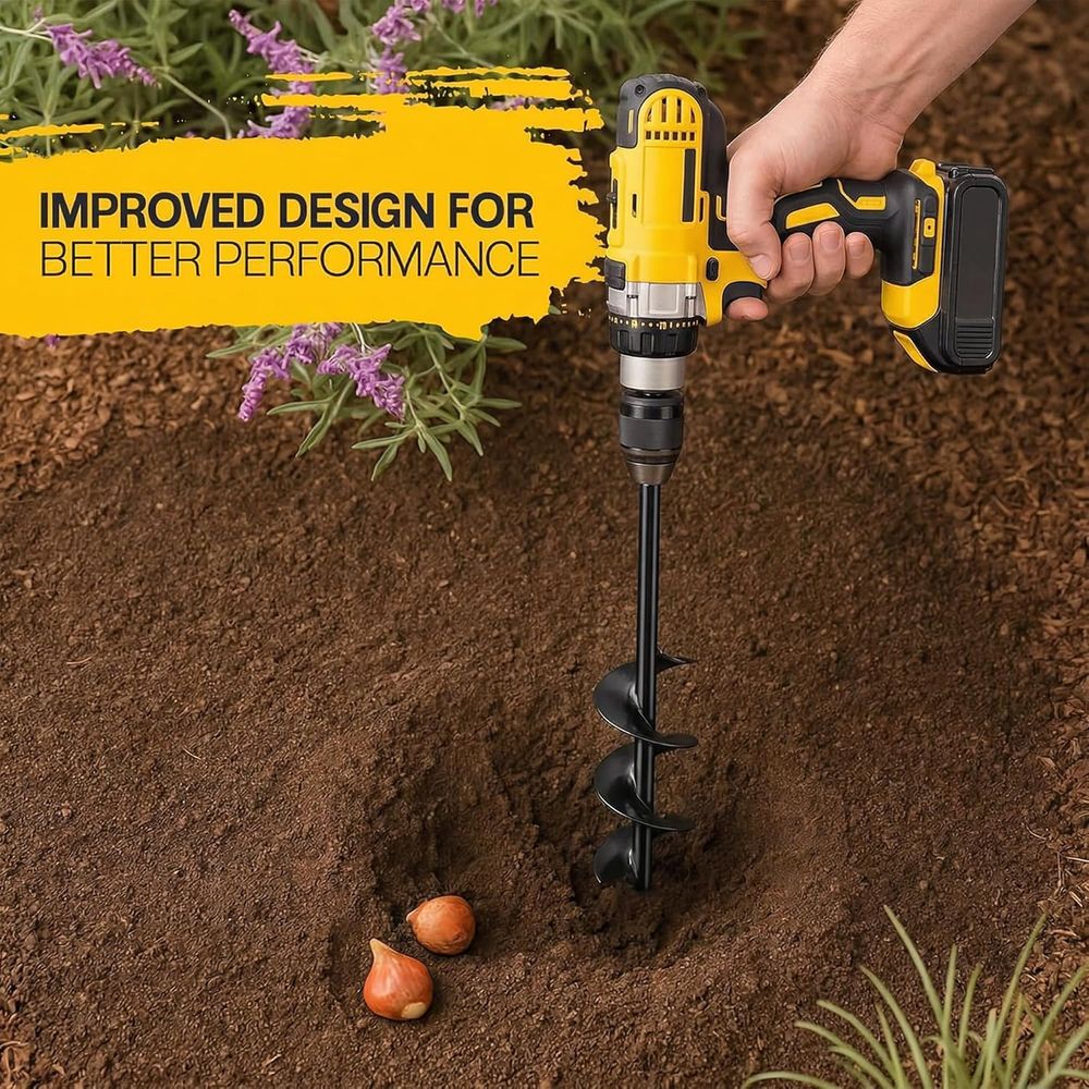 Garden Auger Drill Bit or Plan - Post Hole Digger reseña y precio