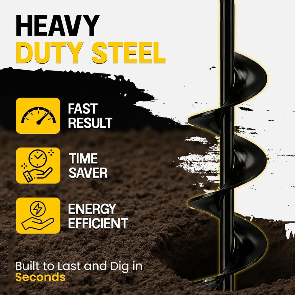 Garden Auger Drill Bit or Plan - Post Hole Digger reseña y precio