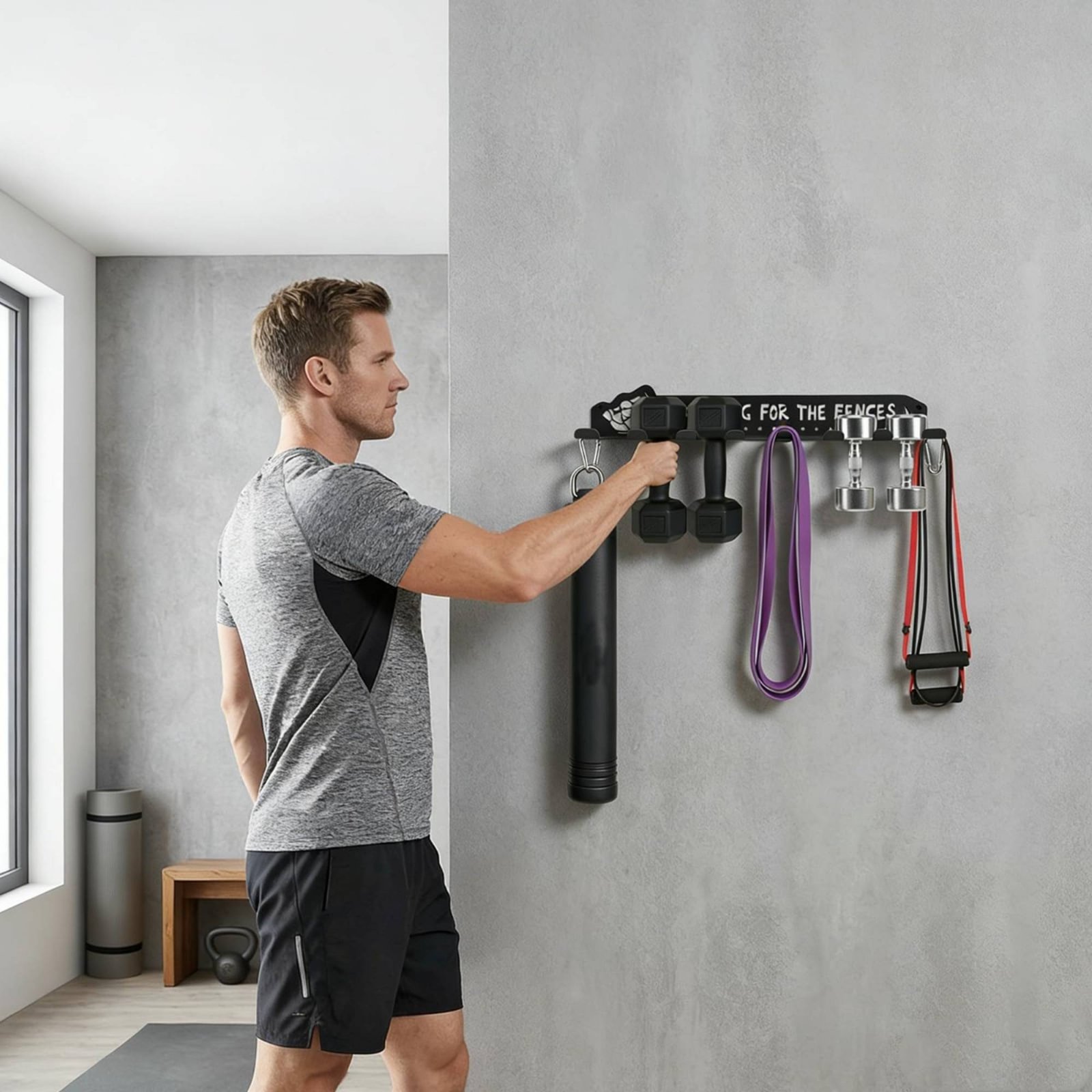 8 Hook Sports Equipment Rack H - Heavy Equipment Garage reseña y precio