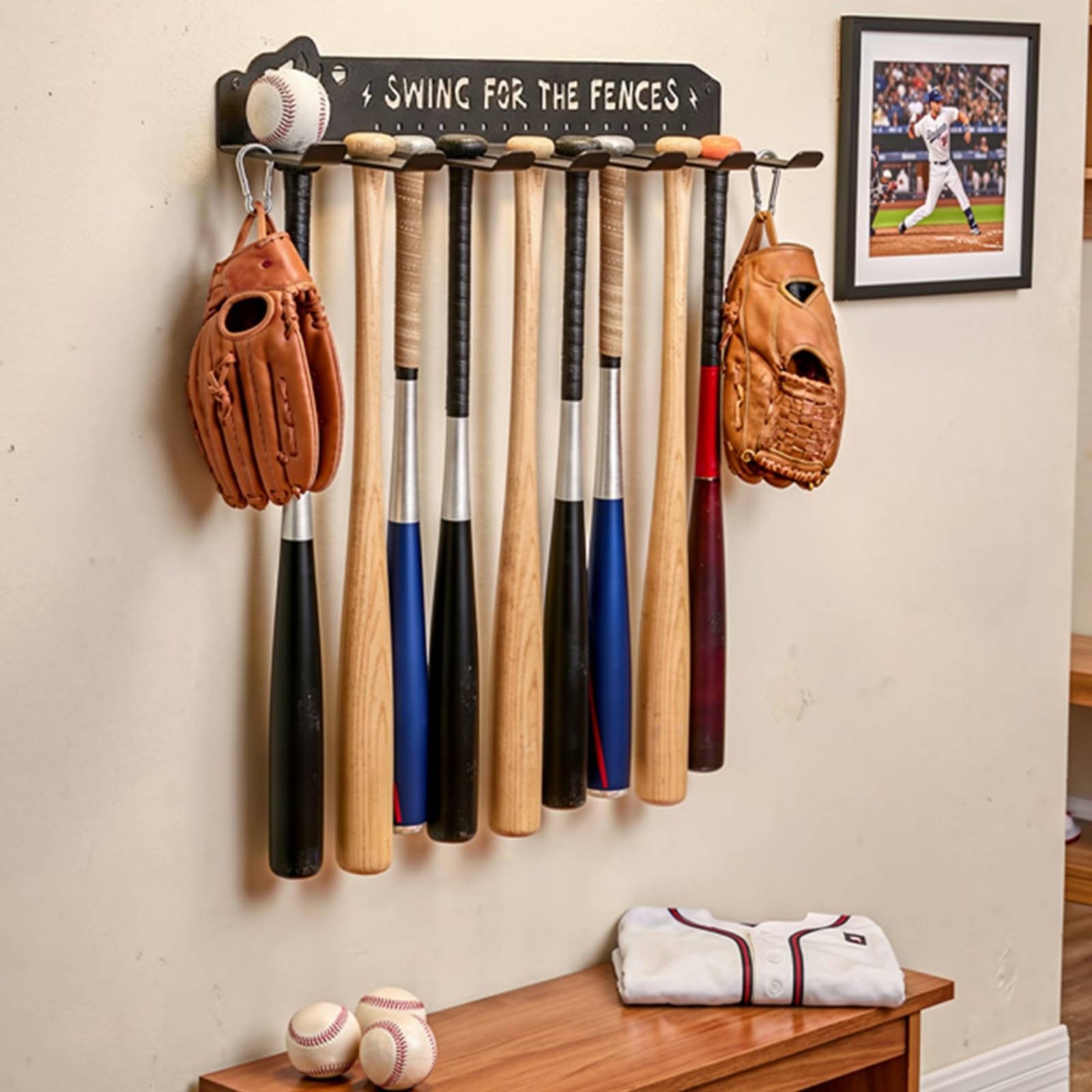 8 Hook Sports Equipment Rack H - Heavy Equipment Garage reseña y precio