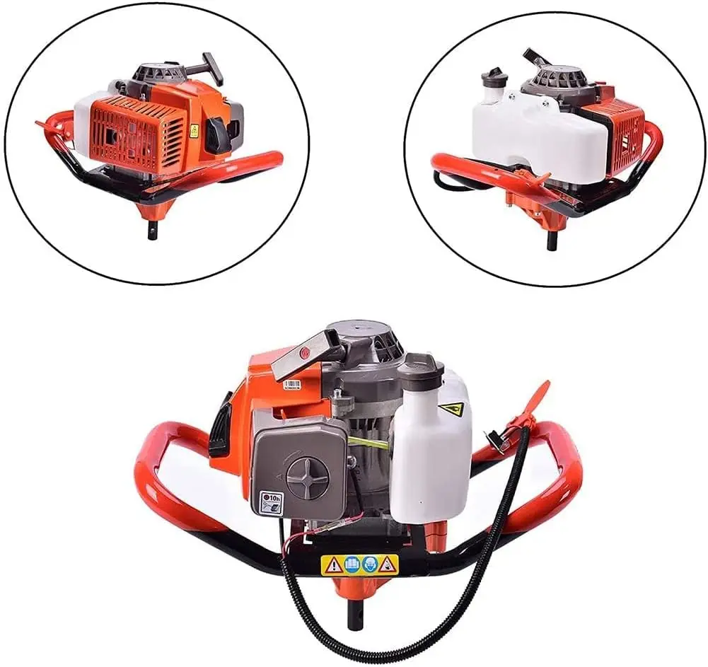 -72cc Post Hole Digger 2-Strok - Post Hole Digger reseña y precio