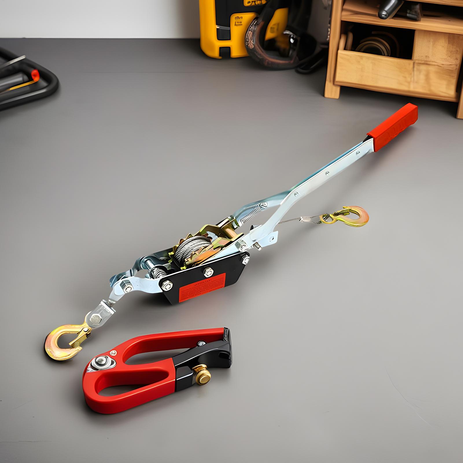 1/2/4T Wire Rope Hand Power Pu - Heavy Equipment Lift reseña y precio