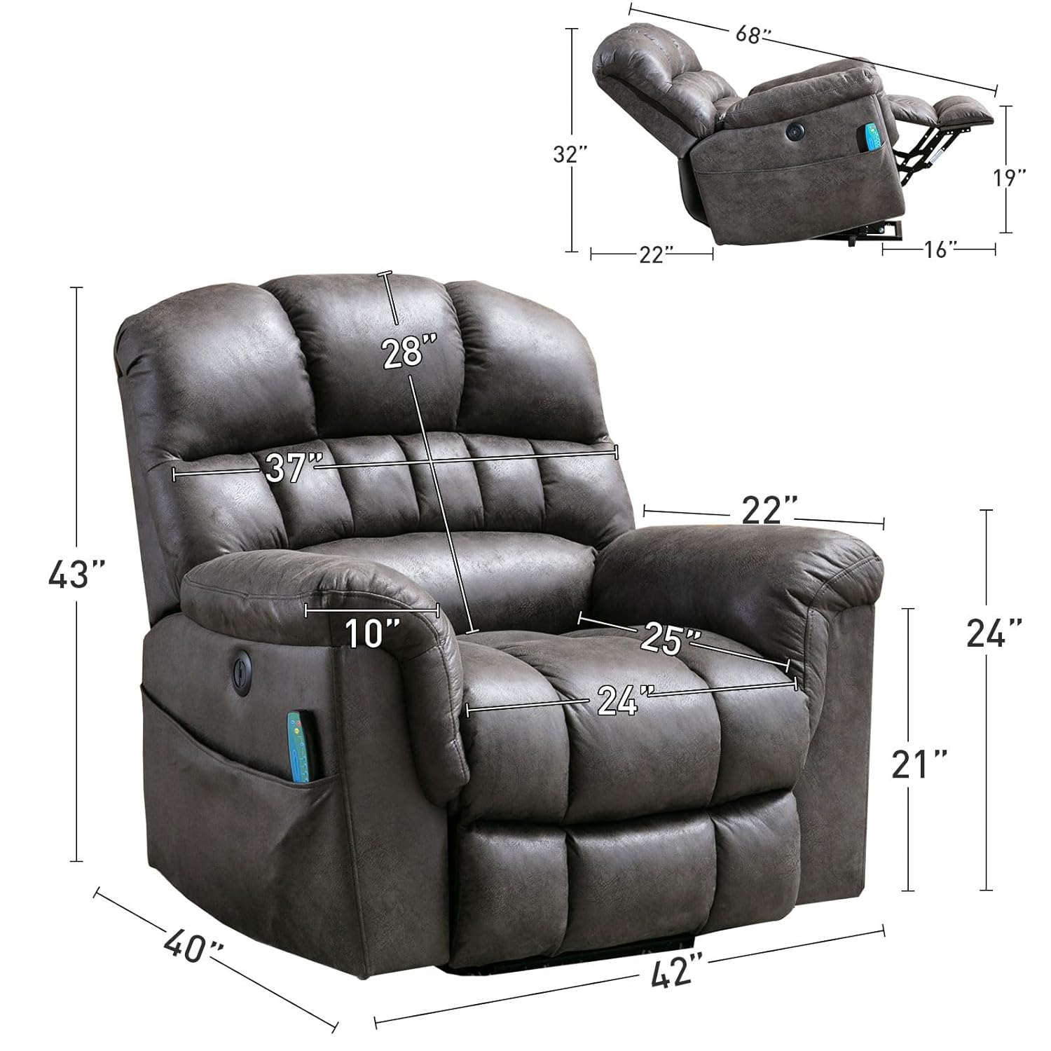 Power Lift Chairs Recliner for - Heavy Equipment Lift reseña y precio