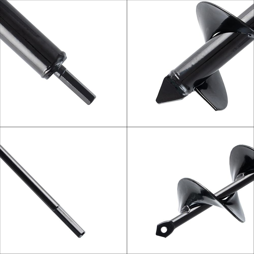 Set 3 Solid Auger Drill Bit or - Post Hole Digger reseña y precio