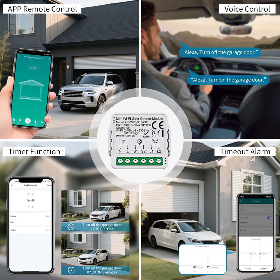 Tuya Smart WiFi or Zigbee Gara - Heavy Equipment Garage reseña y precio