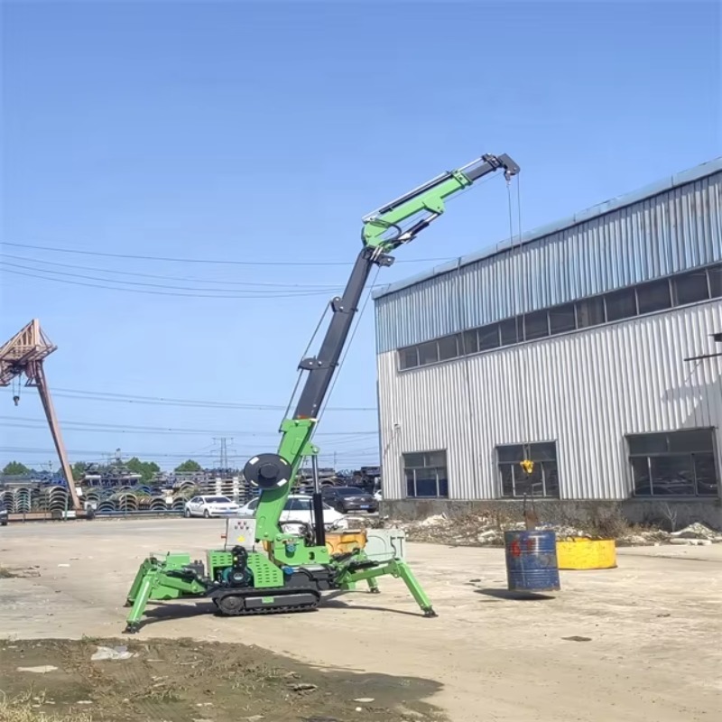 Compact Mini Spider Crane Hydr - Heavy Equipment Lift reseña y precio