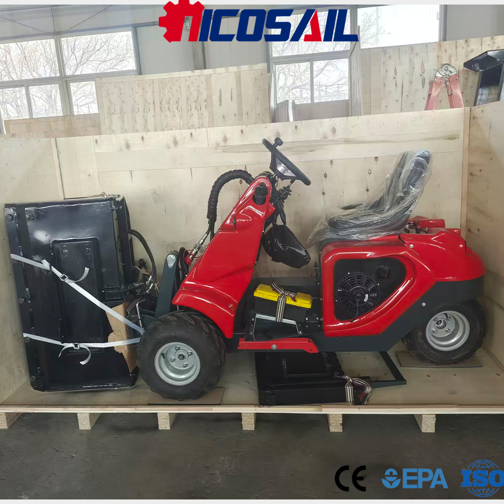 Mini Skid Steer Loader 3-Wheel - Wheel Loader reseña y precio