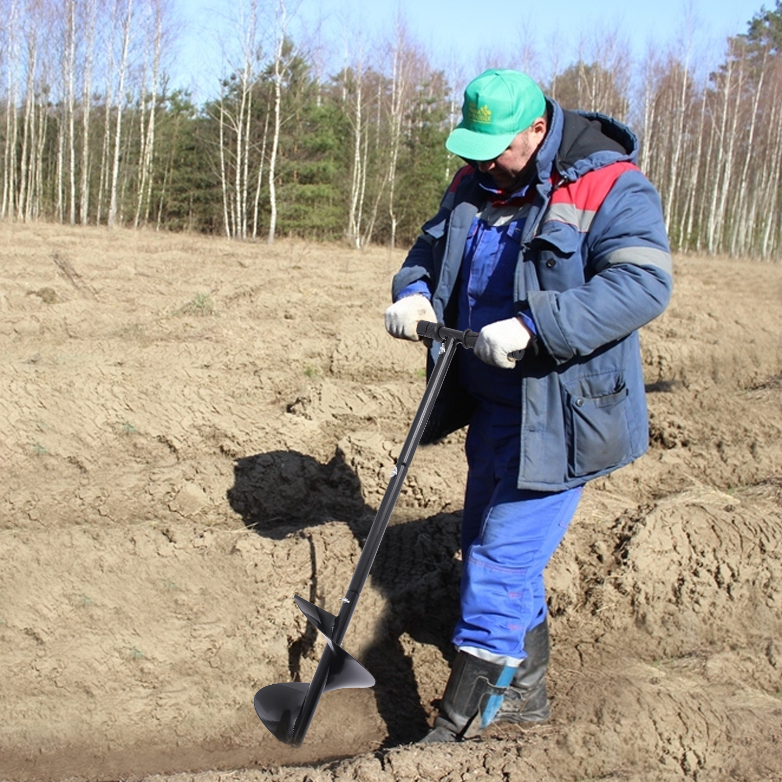 7in Wide Manual Hole Digger -  - Post Hole Digger reseña y precio