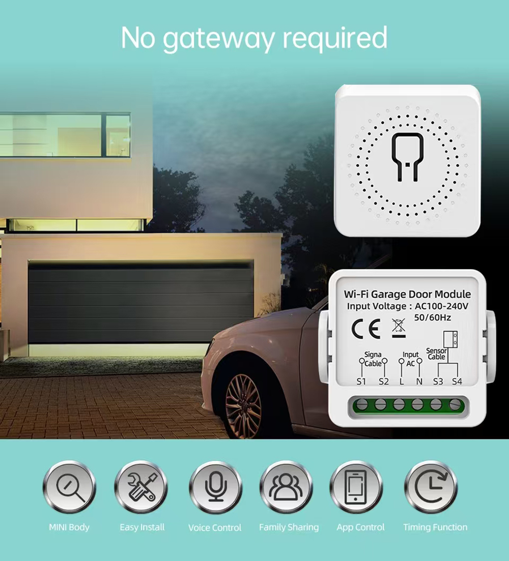 WiFi garage door controller fo - Heavy Equipment Garage reseña y precio