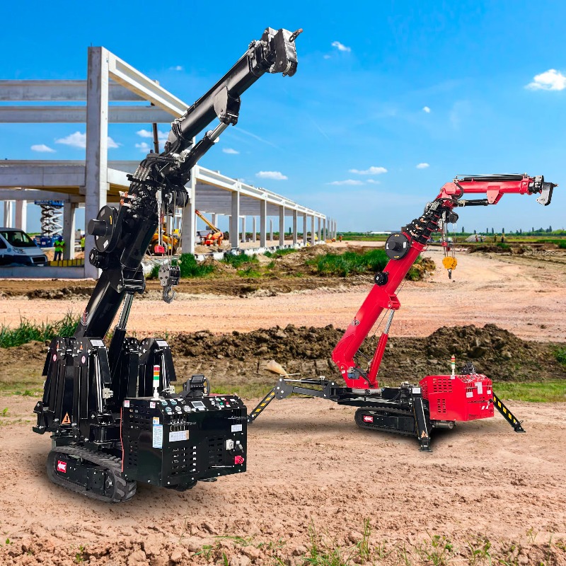 Compact Mini Spider Crane Hydr - Heavy Equipment Lift reseña y precio