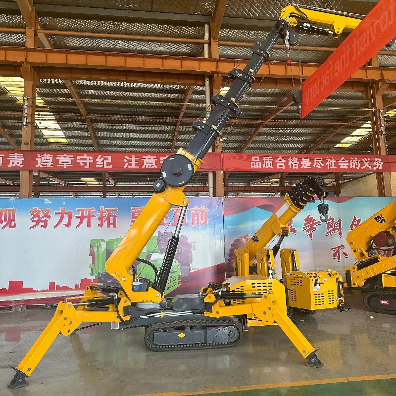 Compact Mini Spider Crane Hydr - Heavy Equipment Lift reseña y precio