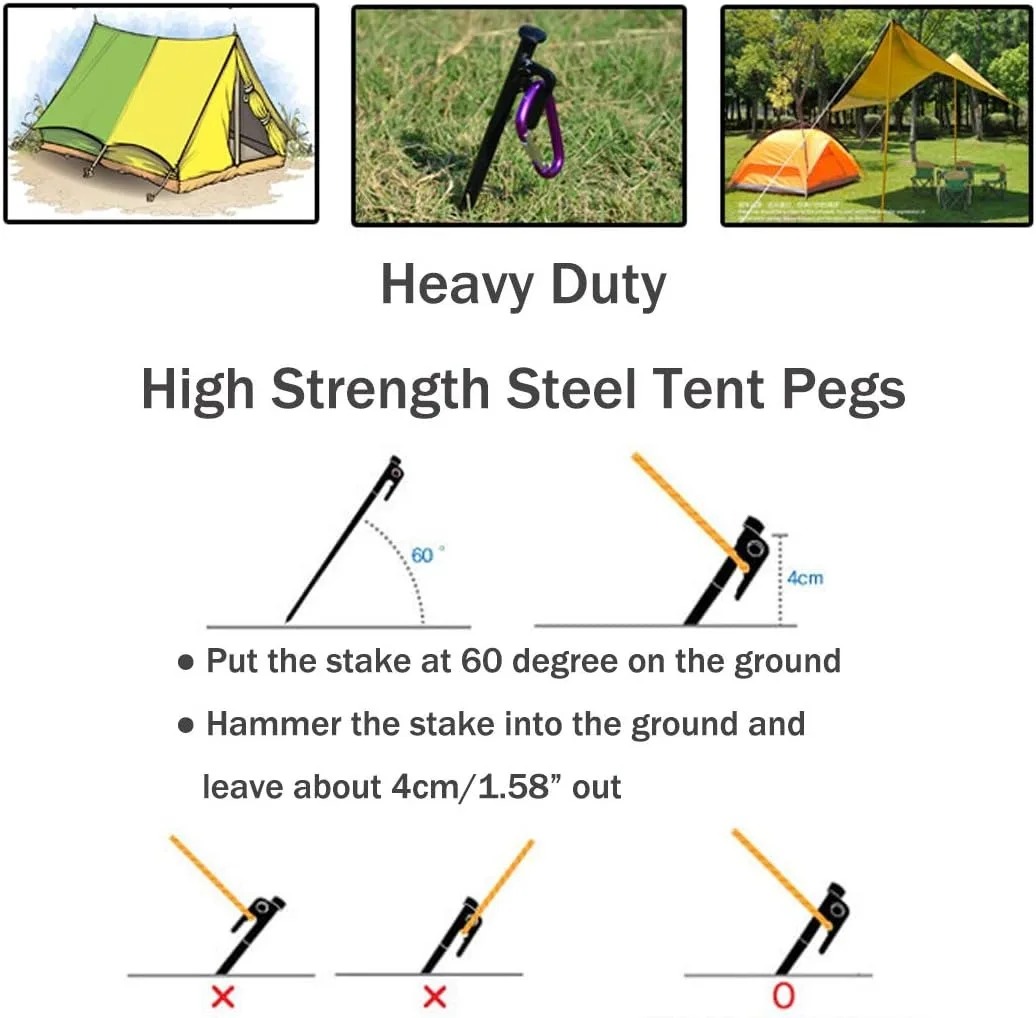 15/20/30cm Duty Heavy Tent Peg - Heavy Equipment Spare Parts reseña y precio