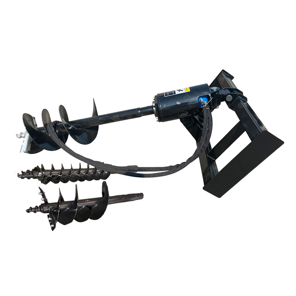Hydraulic Skid Steer Attachmen - Post Hole Digger reseña y precio