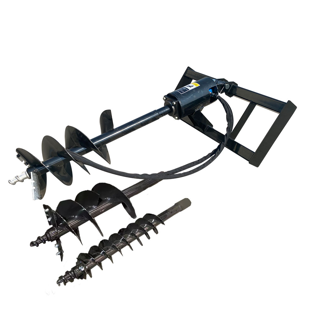 Hydraulic Skid Steer Attachmen - Post Hole Digger reseña y precio