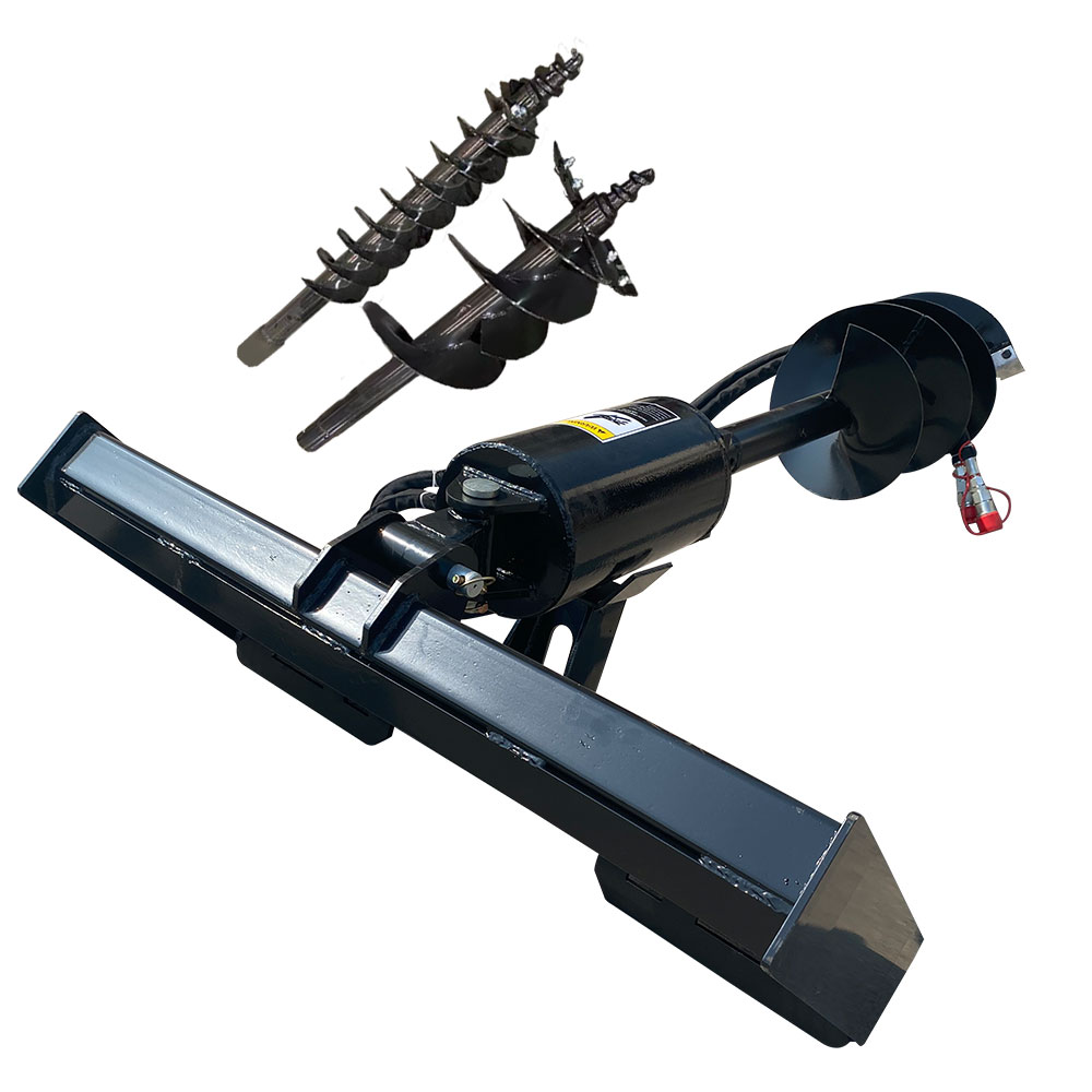 Hydraulic Skid Steer Attachmen - Post Hole Digger reseña y precio