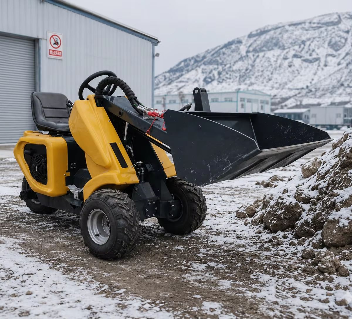 CE Certified Compact 3 Wheel L - Heavy Equipment Jobs reseña y precio
