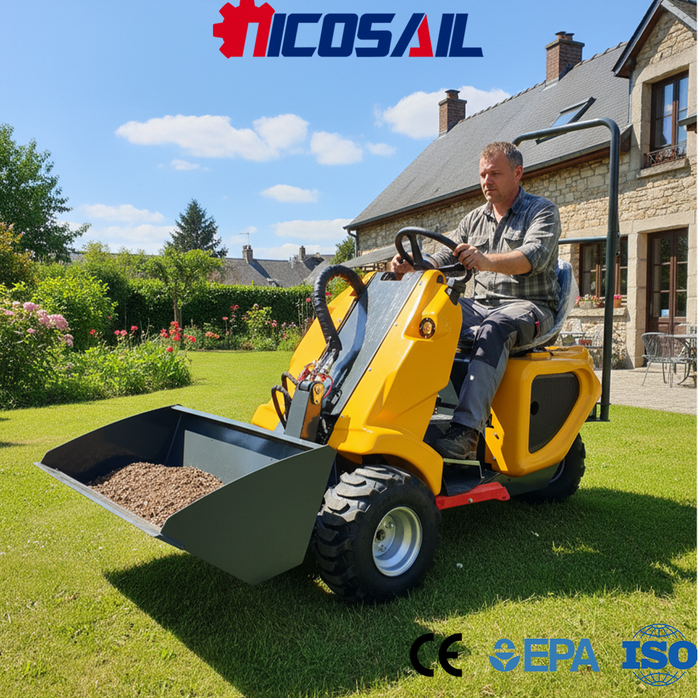 CE Certified Compact 3 Wheel L - Heavy Equipment Jobs reseña y precio