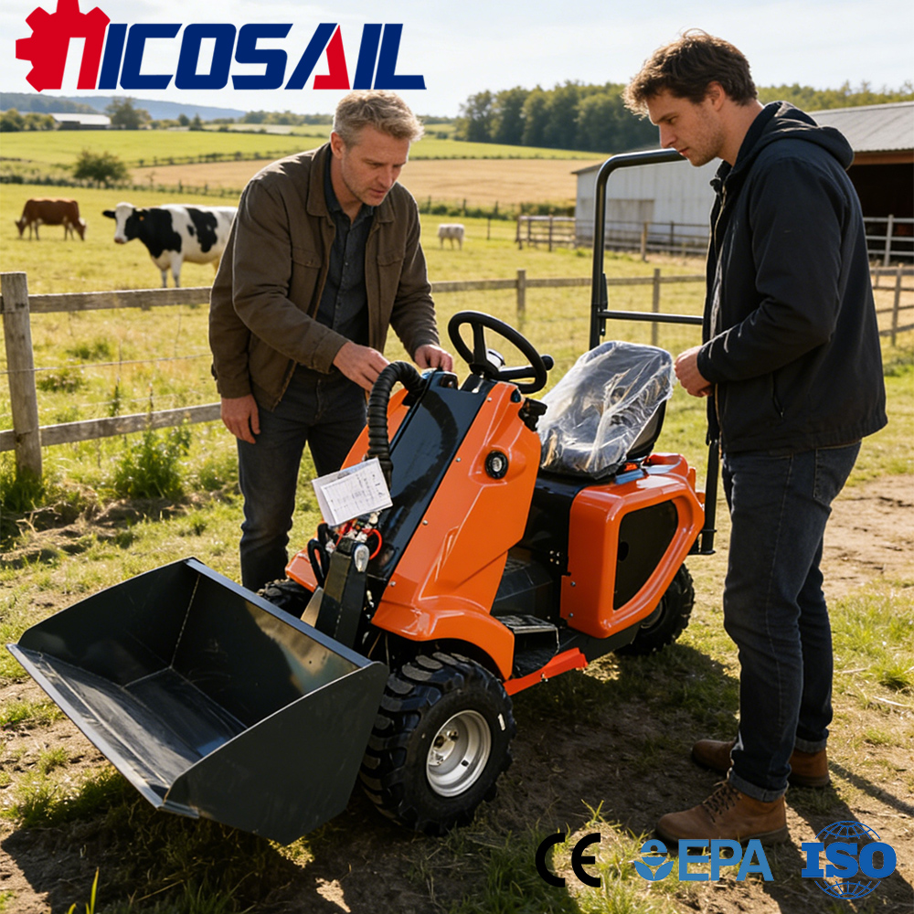 CE Certified Compact 3 Wheel L - Heavy Equipment Jobs reseña y precio