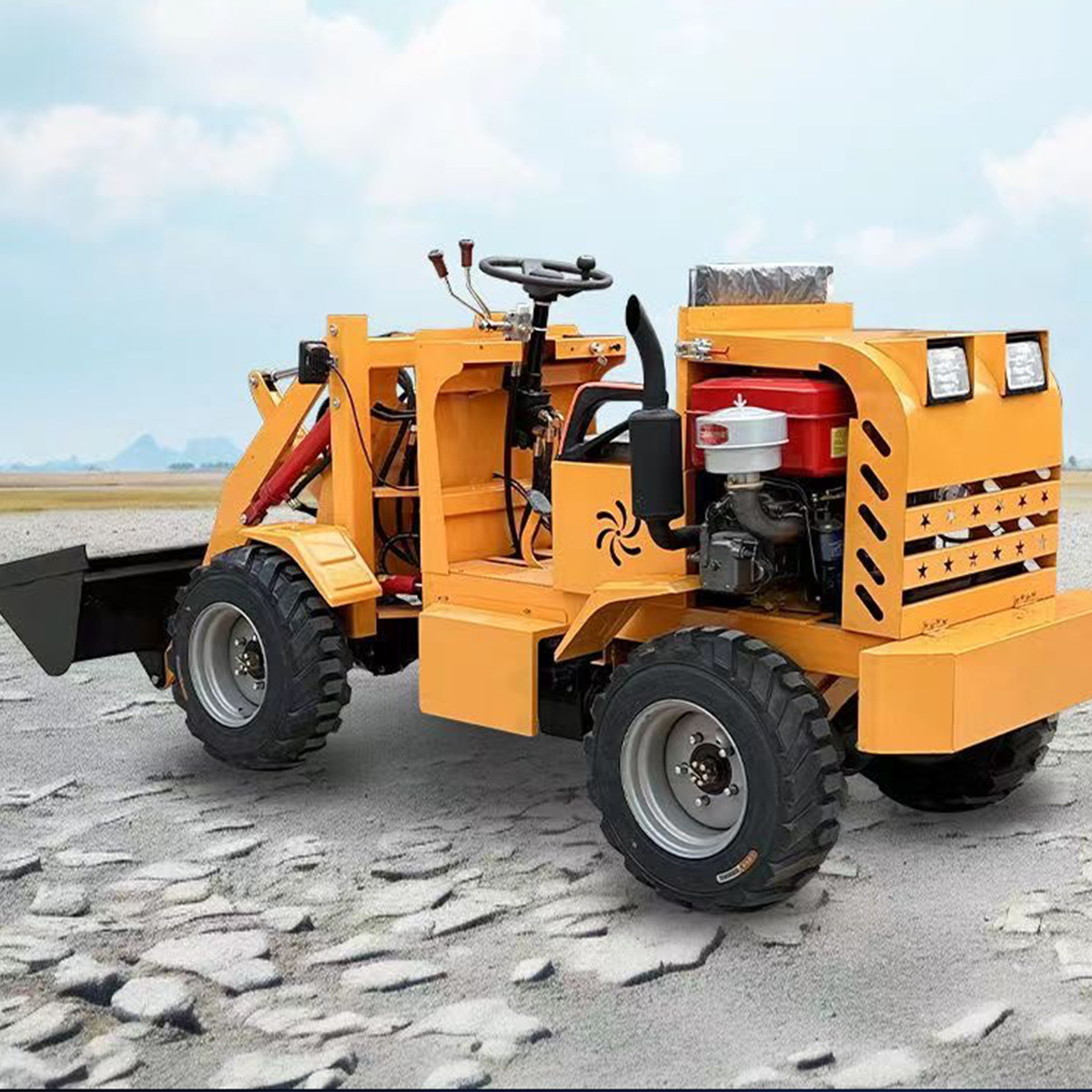 High Efficiency Mini Tractors  - Wheel Loader reseña y precio