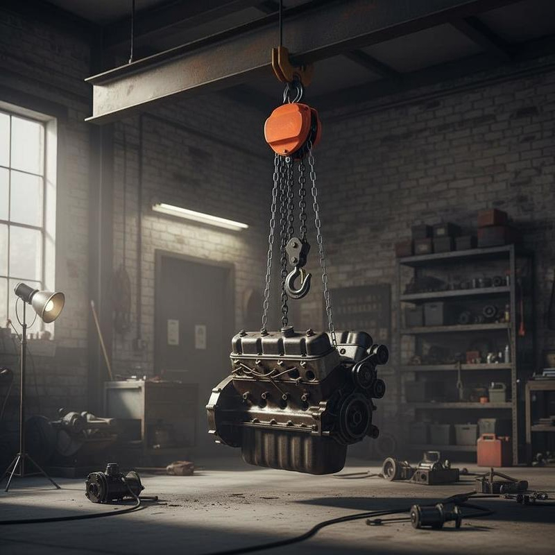 Chain hoist with 3-ton lifting - Heavy Equipment Lift reseña y precio