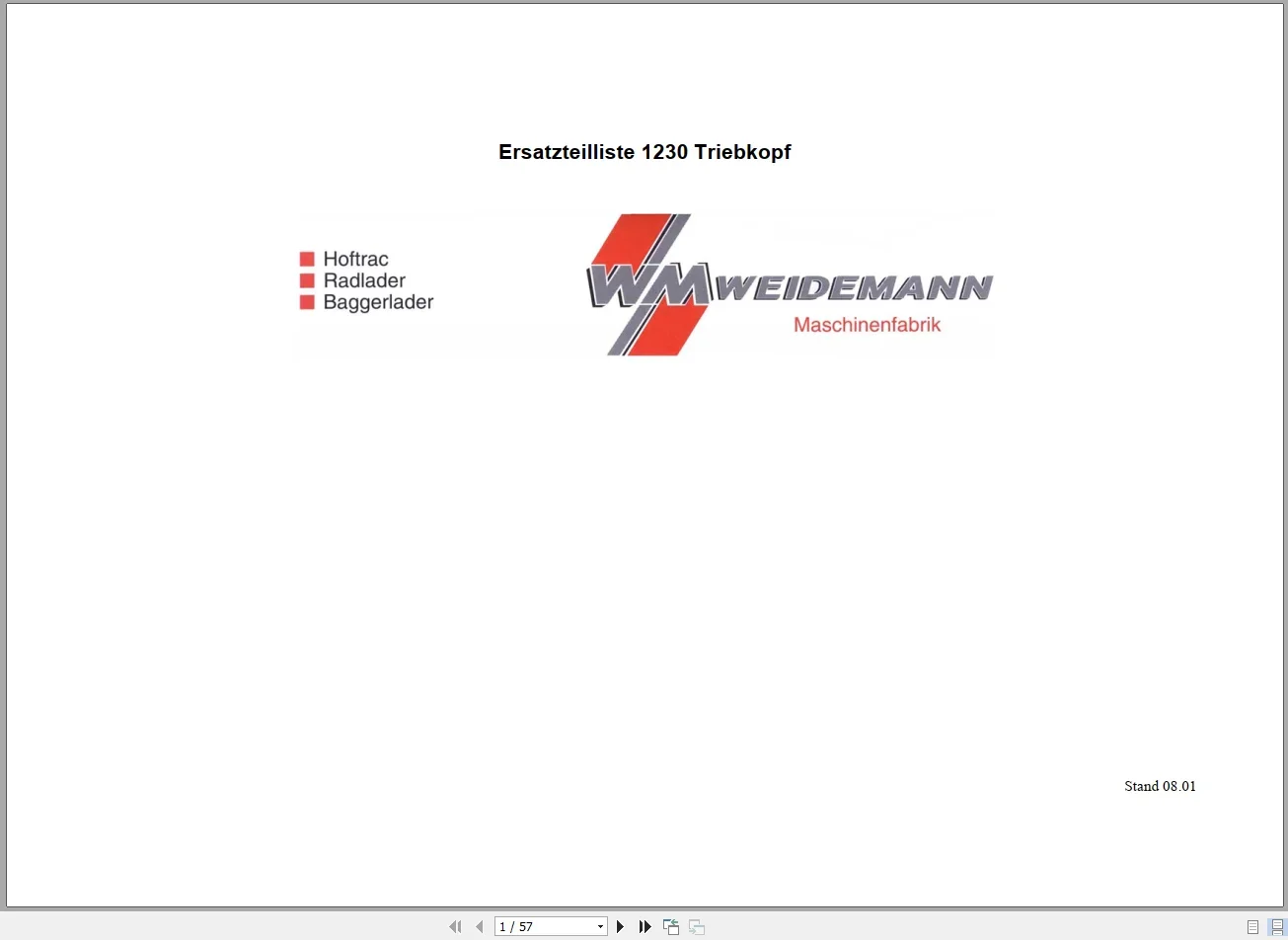 EPC-SOFTWARE Weidemann Heavy E - Heavy Equipment Software reseña y precio