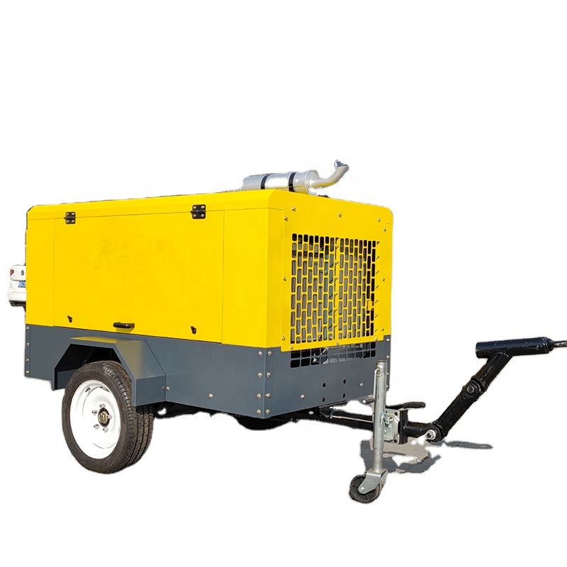 Portable Screw Air Compressor  - Heavy Equipment Mining reseña y precio
