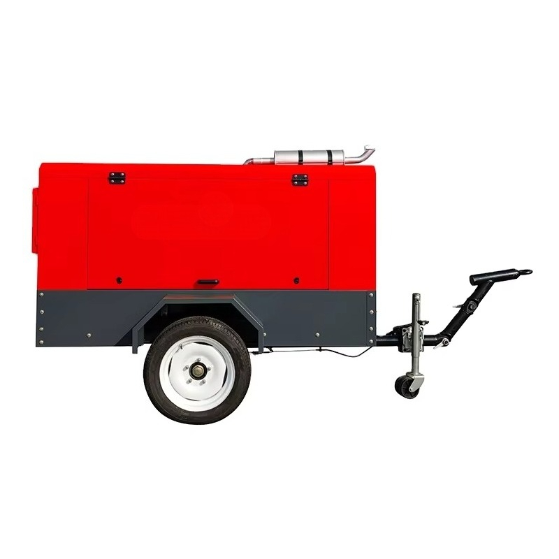Portable Screw Air Compressor  - Heavy Equipment Mining reseña y precio