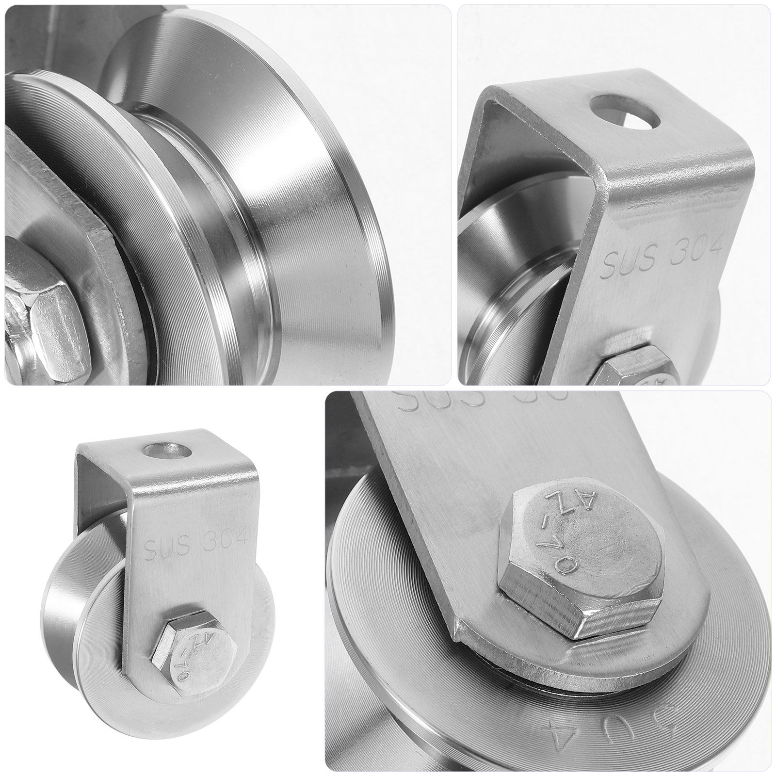 Sliding Door Wheel Stainless S - Heavy Equipment Lift reseña y precio