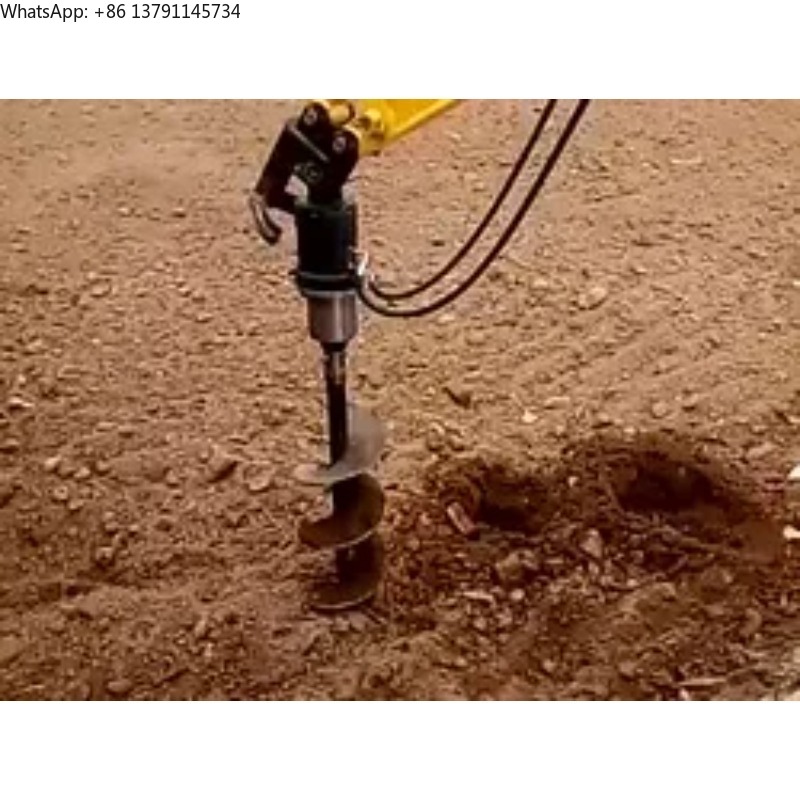 skid steer backhoe loader hydr - Post Hole Digger reseña y precio