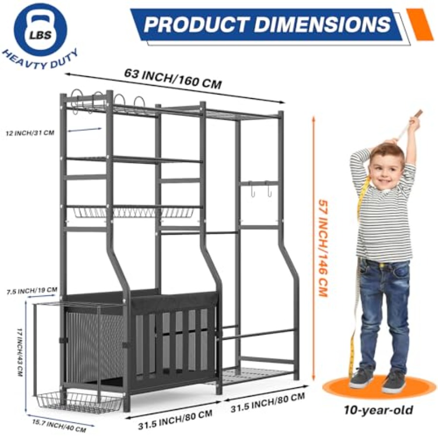 Heavy Duty Garage Sports Equip - Heavy Equipment Garage reseña y precio